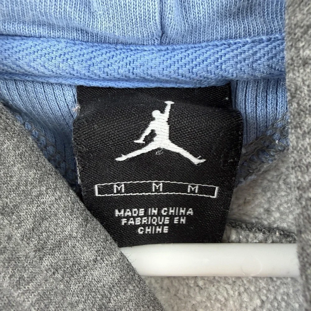 Air Jordan North Carolina Tar Heels Sweatshirt Mens Medium‎ Gray NCAA Basketball